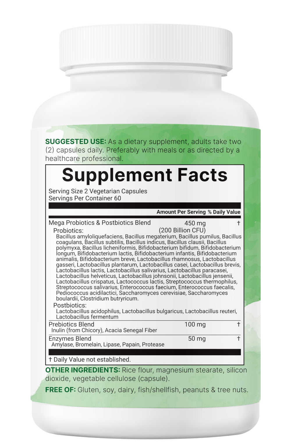 Micro Ingredients Probiotics lab-tested seal communicates safety and quality assurance.