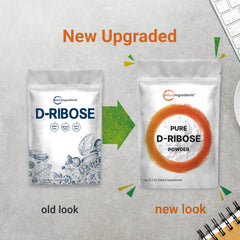 D Ribose powder blended into a shake for convenience