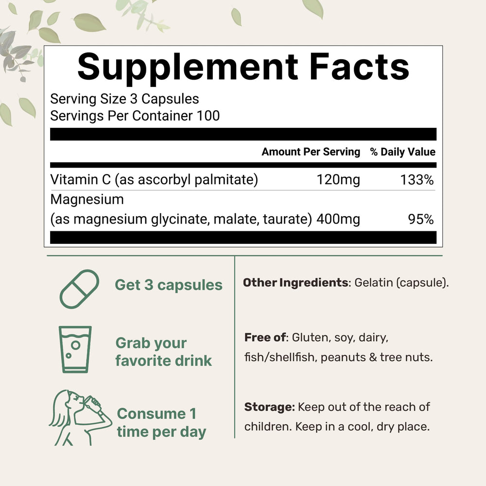 Micro Ingredients Pure Magnesium Complex capsules closeup highlighting chelated minerals for absorption.