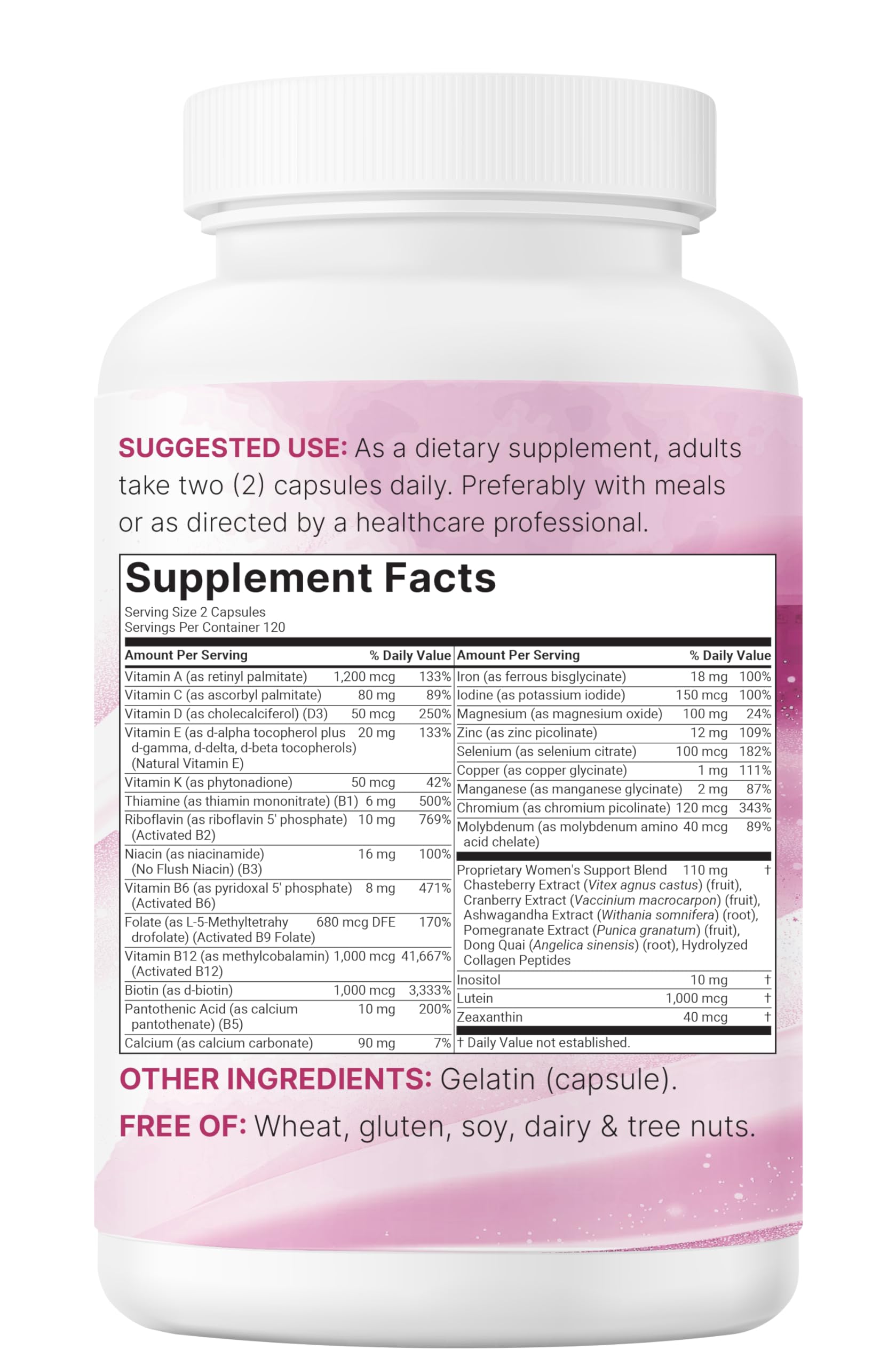 Micro Ingredients packaging highlights filler-free, non-GMO formulation.