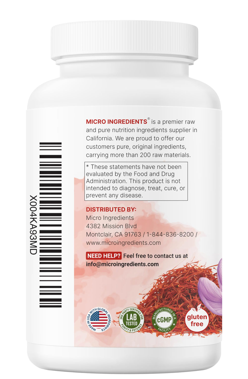 Capsules with water demonstrate easy daily intake.