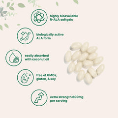Micro Ingredients R-ALA bottle front shows the product clearly.