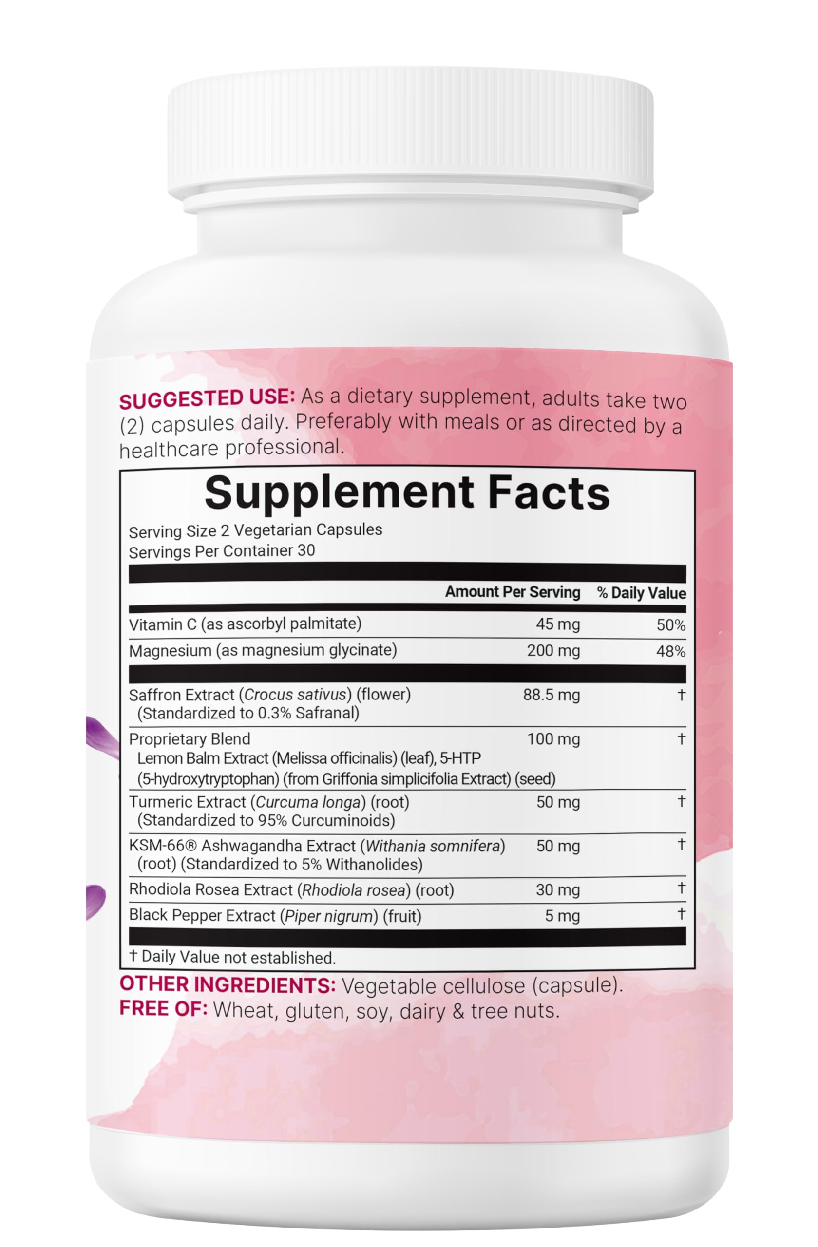 Micro Ingredients Saffron+ opened capsule illustrates easy dosing