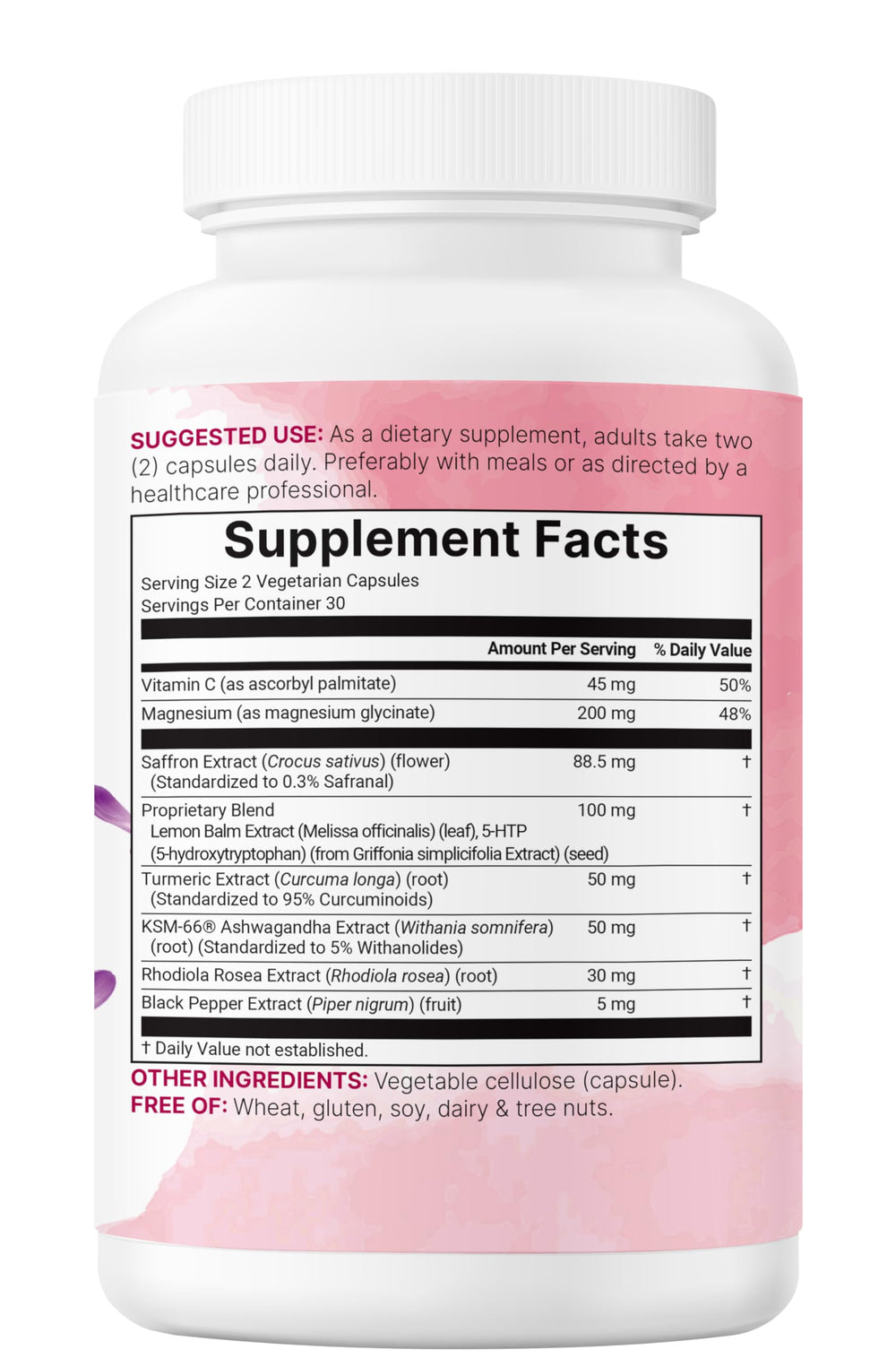 Micro Ingredients Saffron+ opened capsule illustrates easy dosing