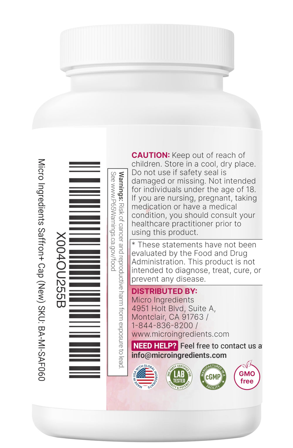 Micro Ingredients Saffron+ morning routine scene promotes focus