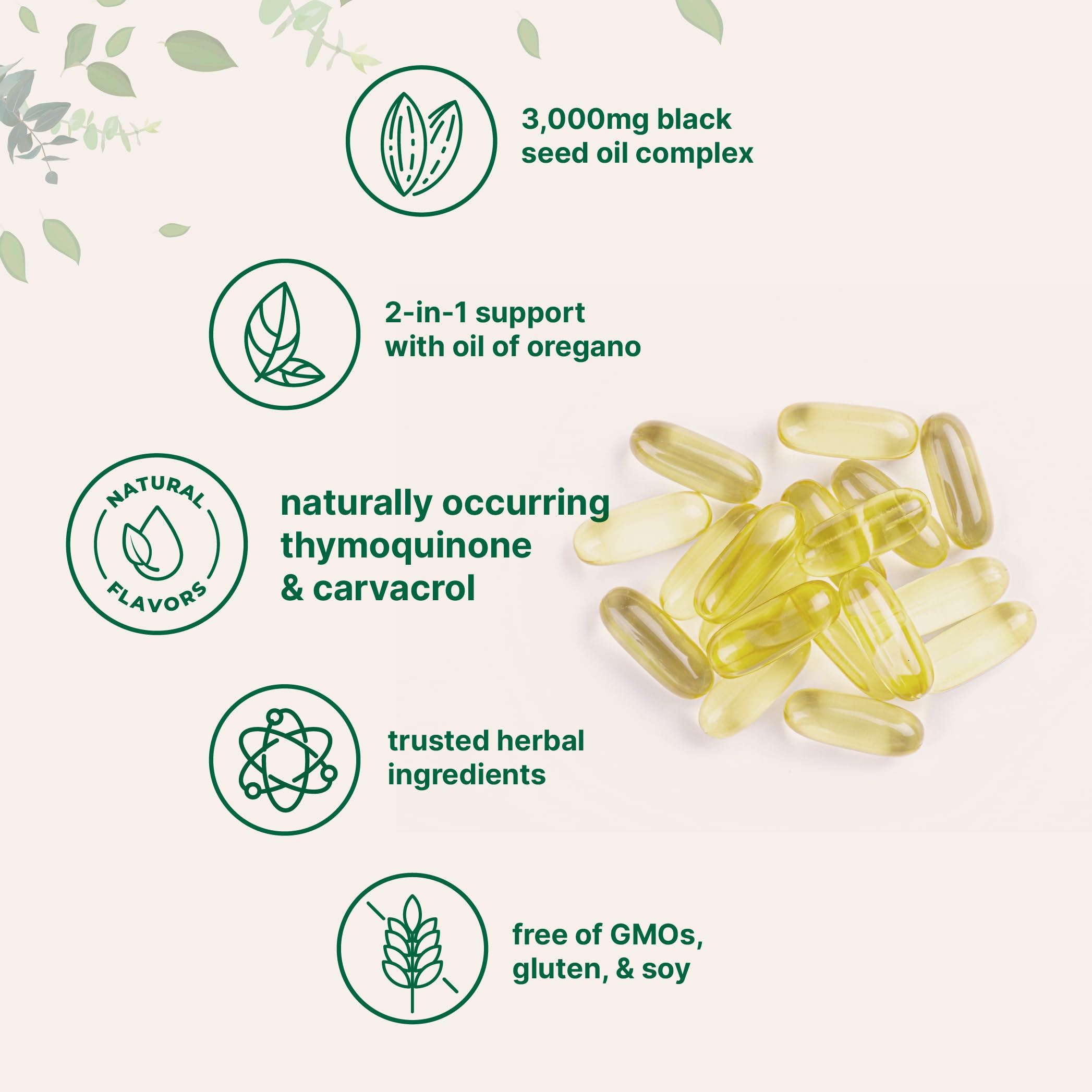 Micro Ingredients softgels close-up shows smooth texture suitable for daily intake.