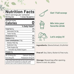 Micro Ingredients Stevia-Erythritol powder scoop enables consistent daily measurement for baking.