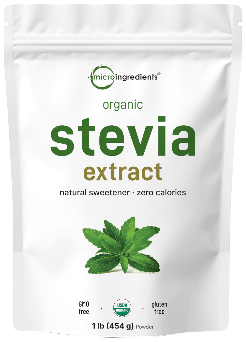 Micro Ingredients Stevia Powder, green leaf extract, pure sweetness with Reb-A.