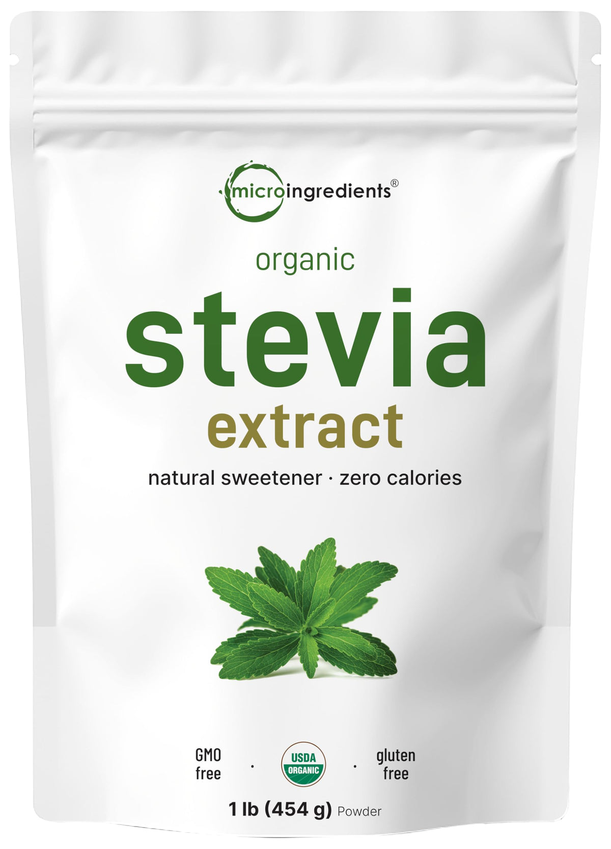 Micro Ingredients Stevia Powder, green leaf extract, pure sweetness with Reb-A.