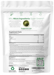 Scoop included with Micro Ingredients Super Greens for precise serving