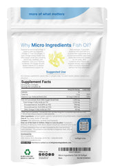 Lemon-flavored burpless softgels from Micro Ingredients Supreme Omega-3, smooth to swallow