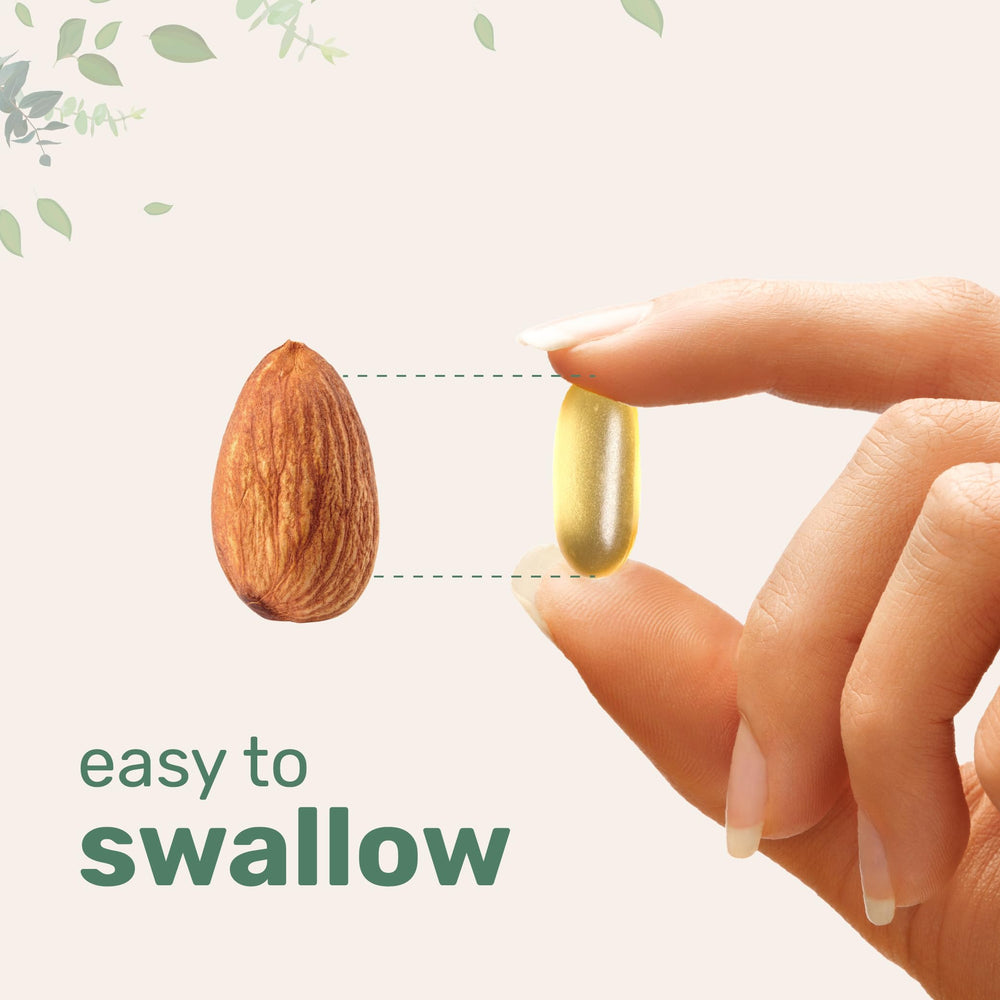 Bottle shows third-party testing for Micro Ingredients Omega-3 quality