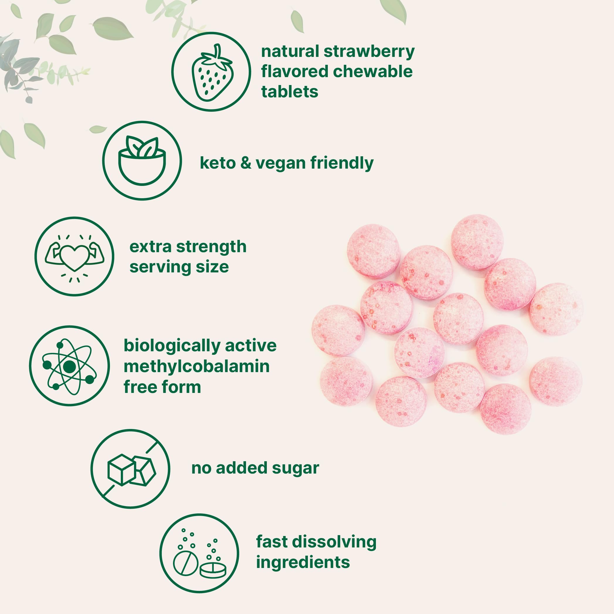 Sugar-free vegan B12 chewables from Micro Ingredients suit keto