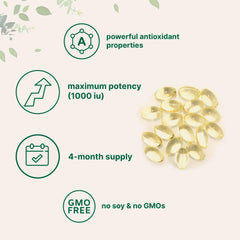 Micro Ingredients Vitamin E dl-alpha tocopherol acetate label highlighting purity and non-GMO