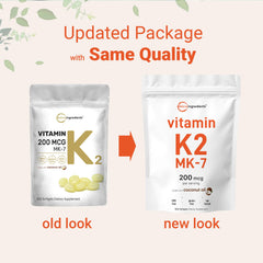Micro Ingredients vitamin K2 MK-7 softgels closeup with coconut oil carrier