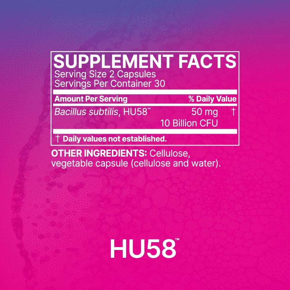 Microbiome Labs HU58 gut health scene suggesting balanced intestinal harmony