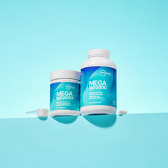 Microbiome Labs Mega IgG2000 scoop for easy mixing and dosing.