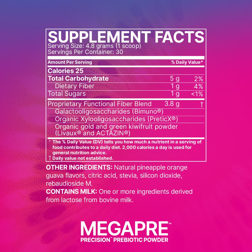 Microbiome Labs MegaPre kids squeeze pack for ages 3+.