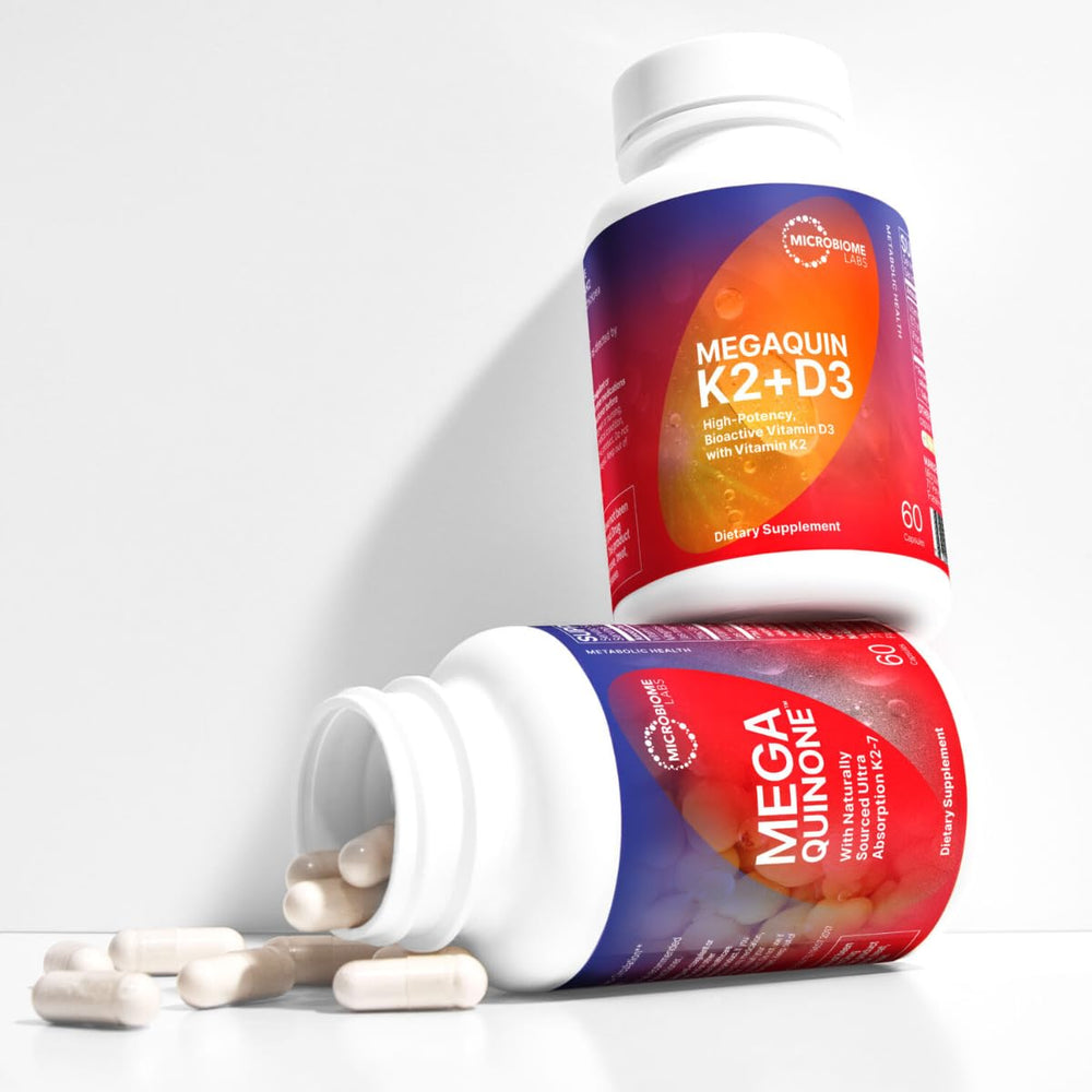 Label close-up shows MK-7 and D3 content for potential heart and nerve support.