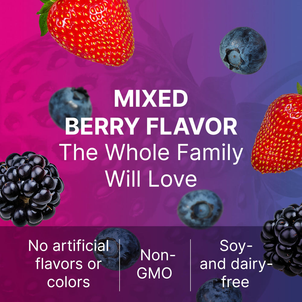 Microbiome Labs MegaSporeBiotic Kids gummies close-up with chewy texture
