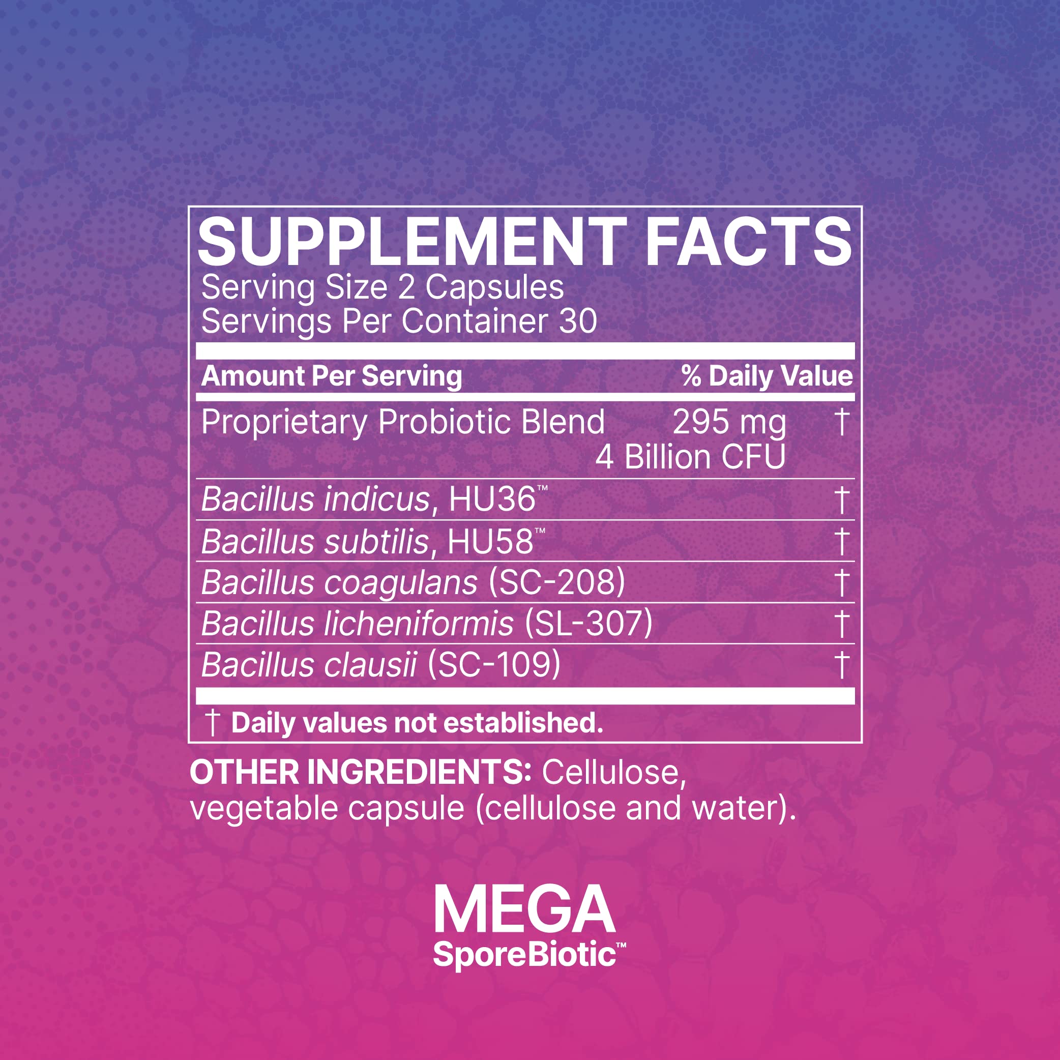 Microbiome Labs MegaSporeBiotic label communicates inclusive gut health for women and men