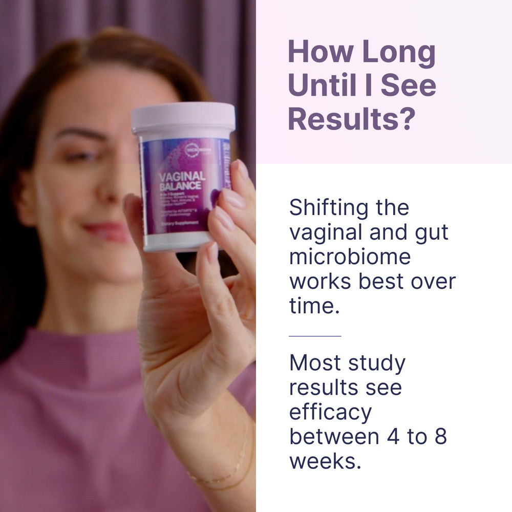 Packaging shot featuring Microbiome Labs Vaginal Balance for clear product presentation.