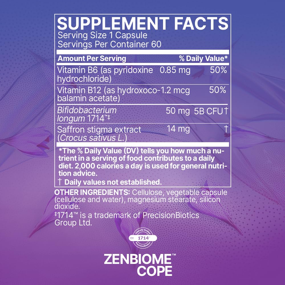 Zenbiome COPE bottle pour showing easy daily intake