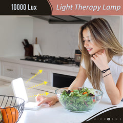MICROENE lamp with wireless charger pad keeps your phone powered while you work.