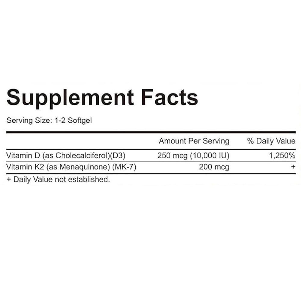 Close up of MicroLabs D3 K2 capsules for easy daily energy support