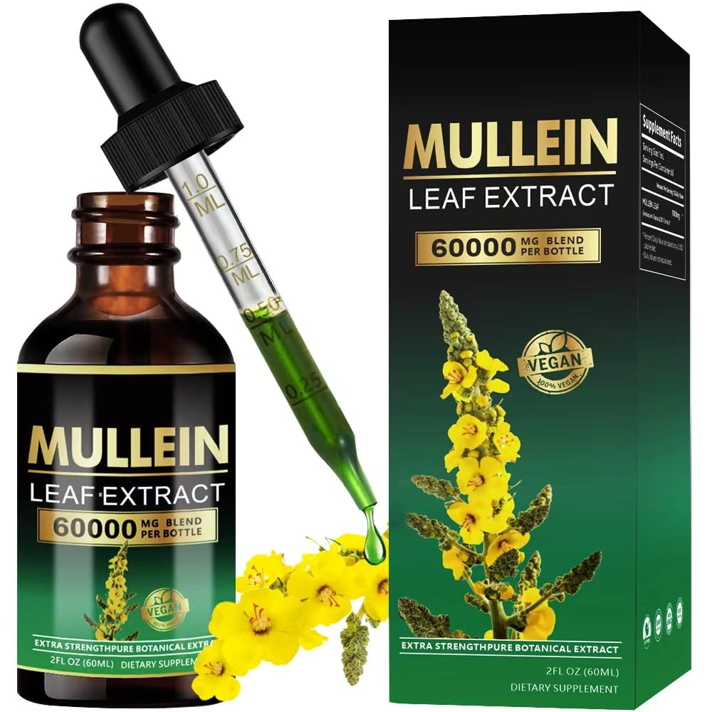 MICUEVU Mullein Drops bottle shows clean packaging for supported respiratory wellness