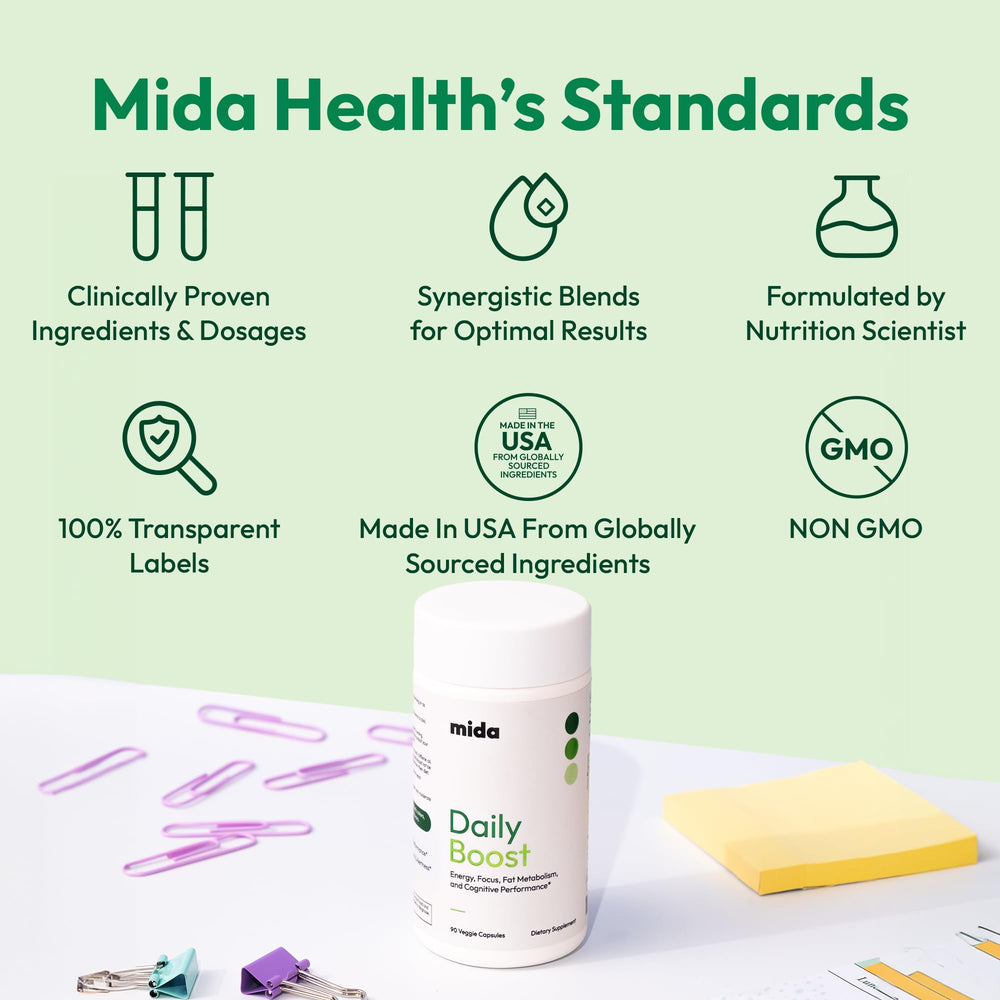 Mida Health Daily Boost lifestyle scene for active daily use.