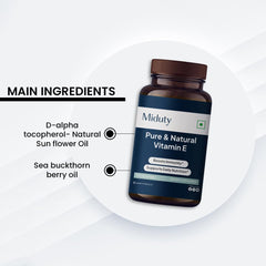 Miduty Palak Notes sunflower oil extract ingredient supports smooth capsule base.