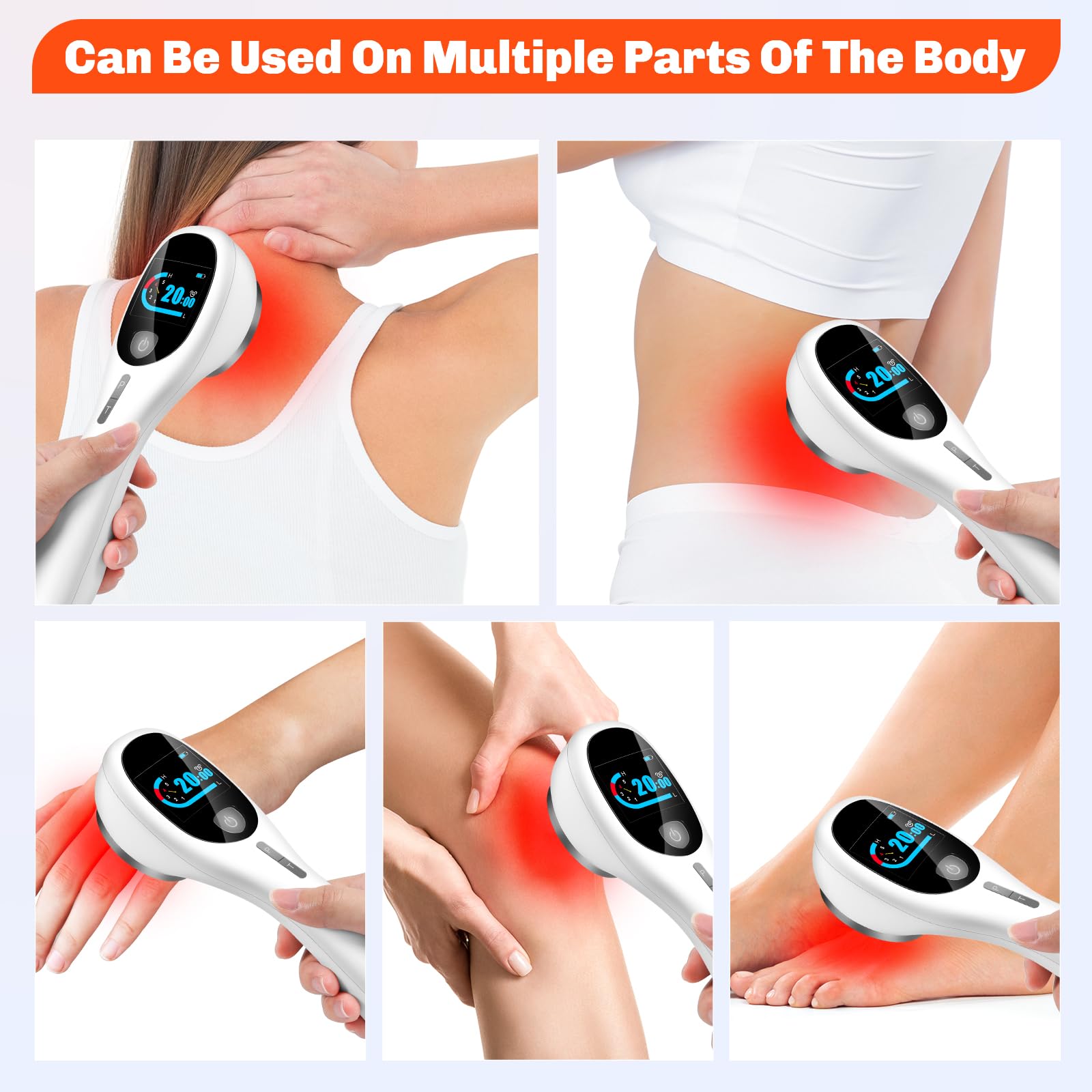 MIESTONE device in use on the elbow area for joint attention.