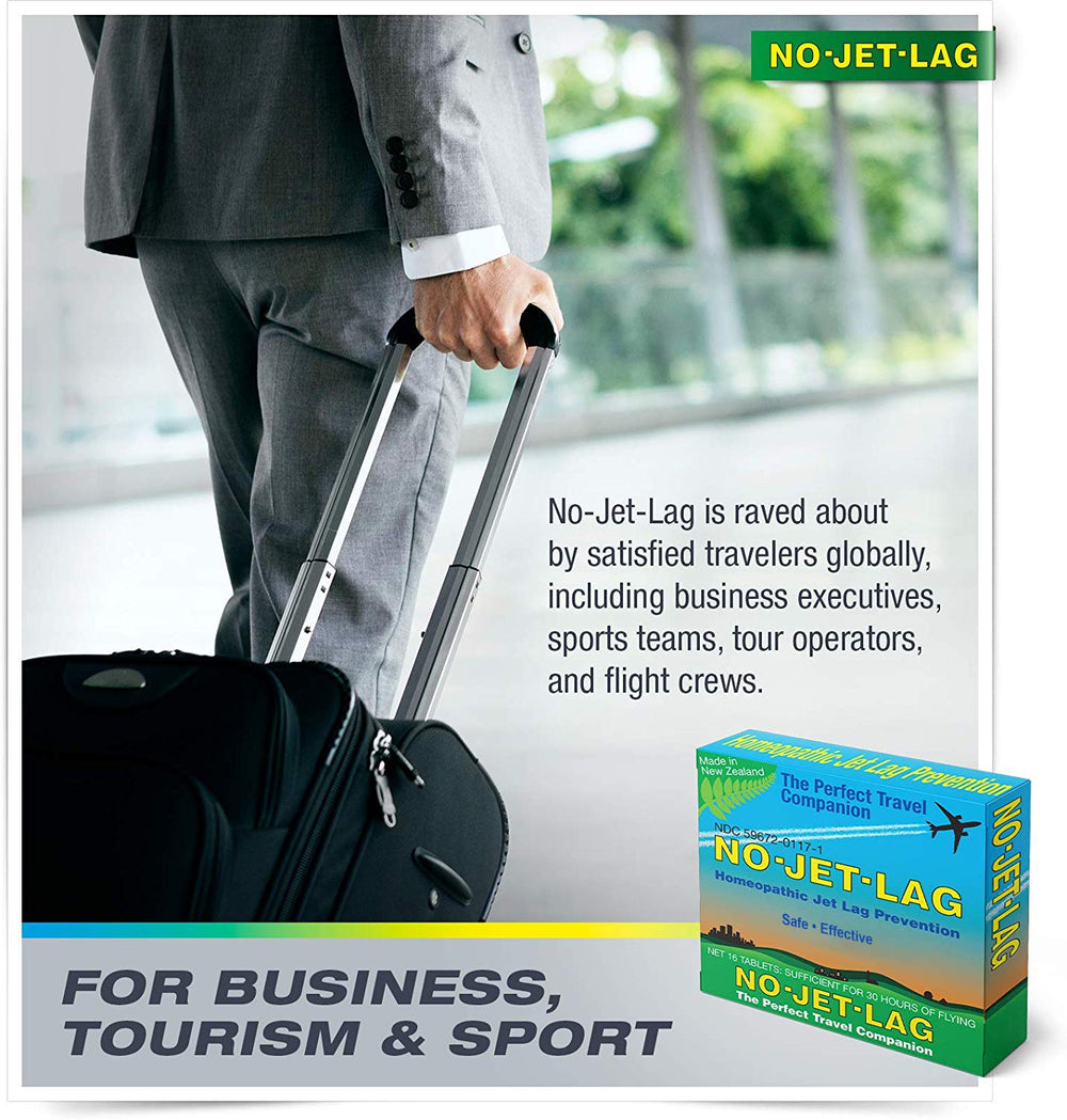 New Zealand-made No Jet Lag product for travel reliability