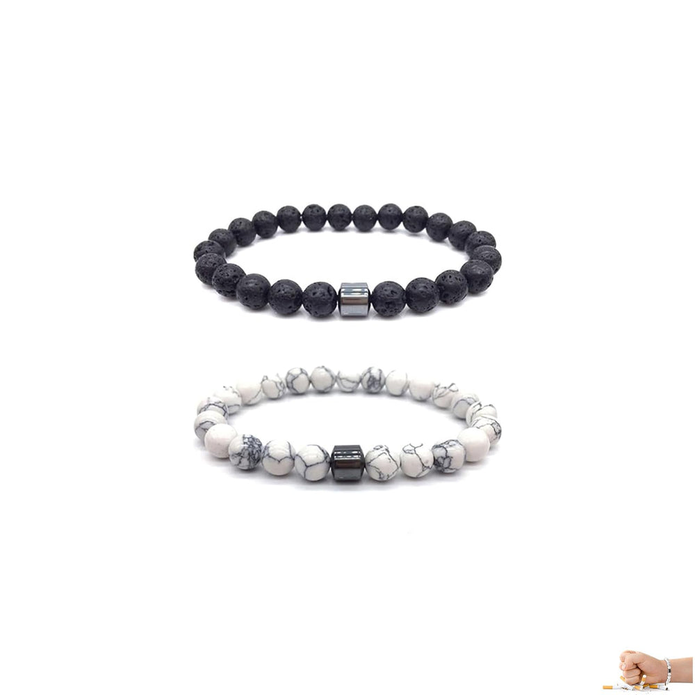 MIFYNN quit-smoking bracelet closeup showing cravings-relief feature for calmer moments
