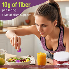 Migcopat 10G Fiber Gummies close-up highlighting grape texture