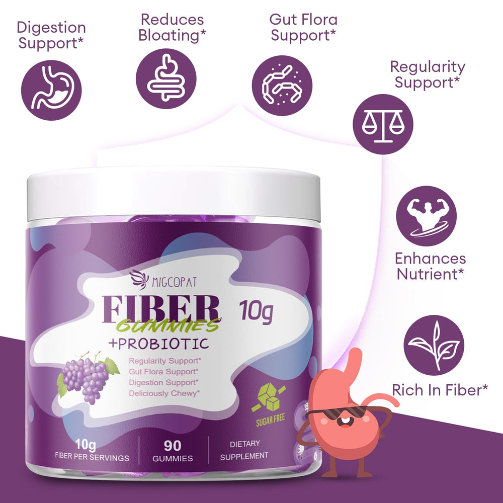 Migcopat 30B CFU probiotics bottle highlighting gut-friendly strains
