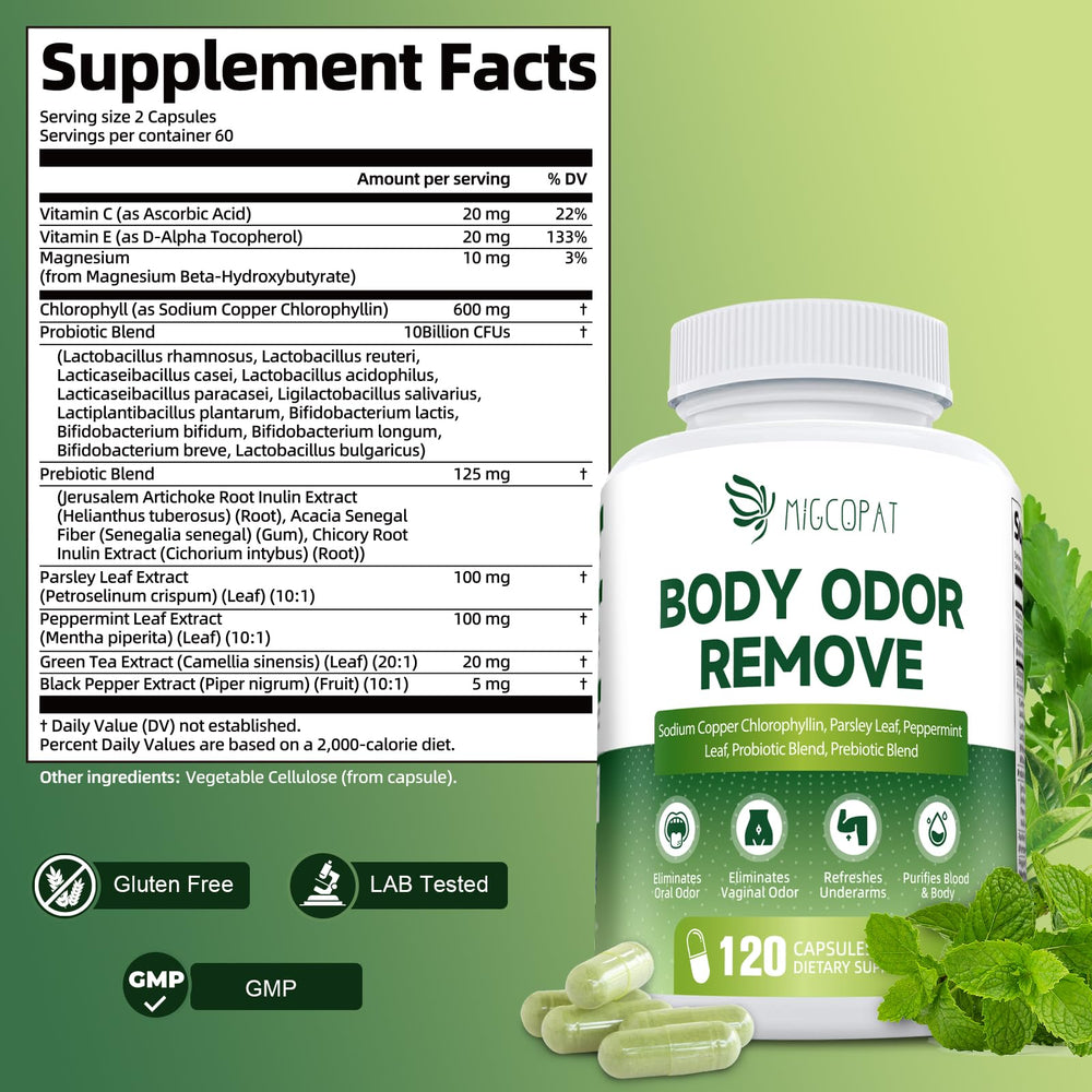 Migcopat easy-to-swallow capsules scene for a simple daily routine.