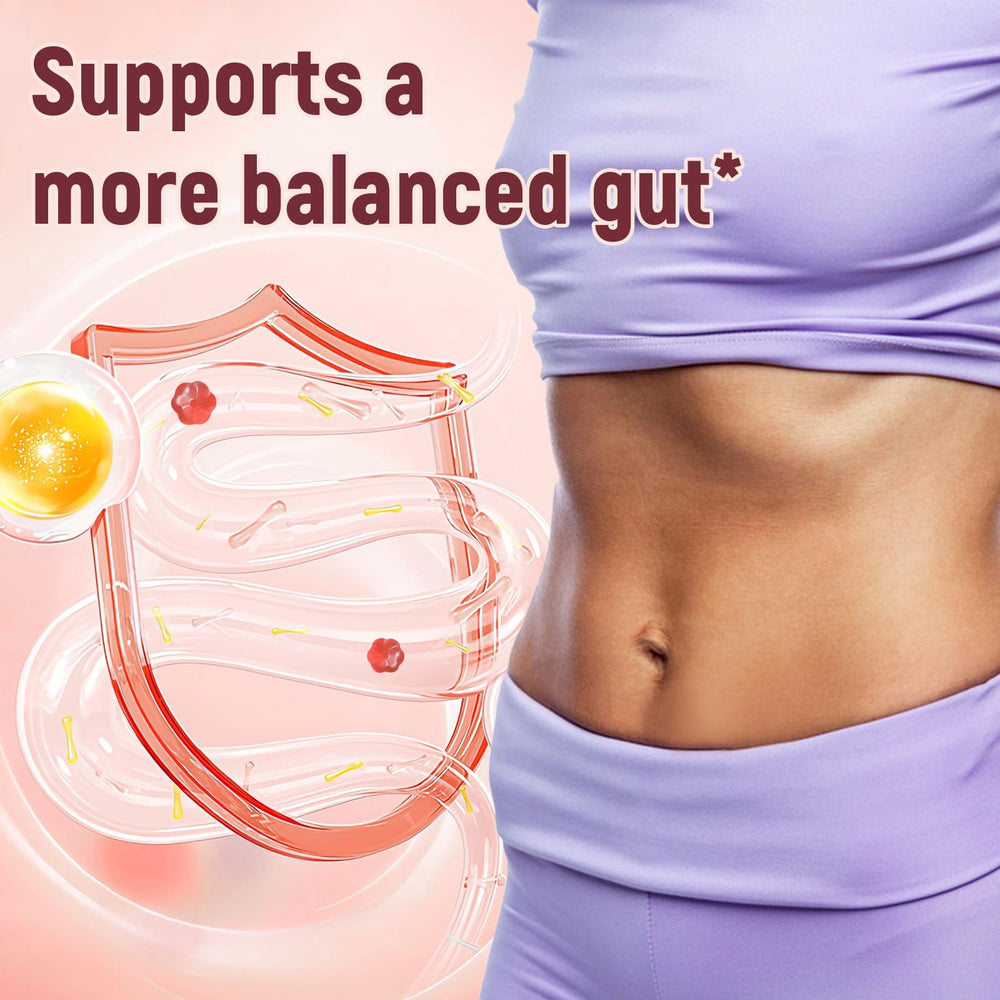 Inulin and chicory root ingredients shown in Migcopat gummies for prebiotic fiber.