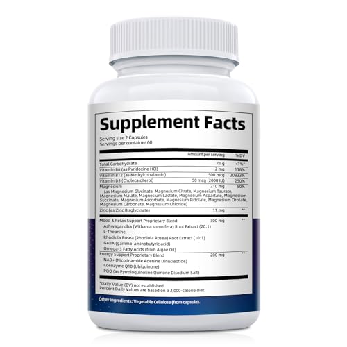 Capsules and tablet visuals show easy daily intake.
