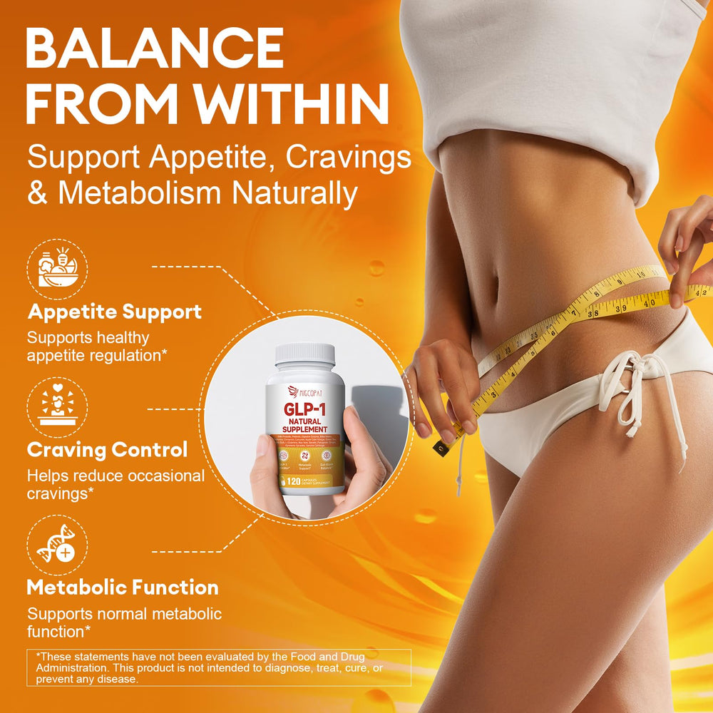 Migcopat probiotic blend visual highlighting 50 Billion CFU for gut balance.
