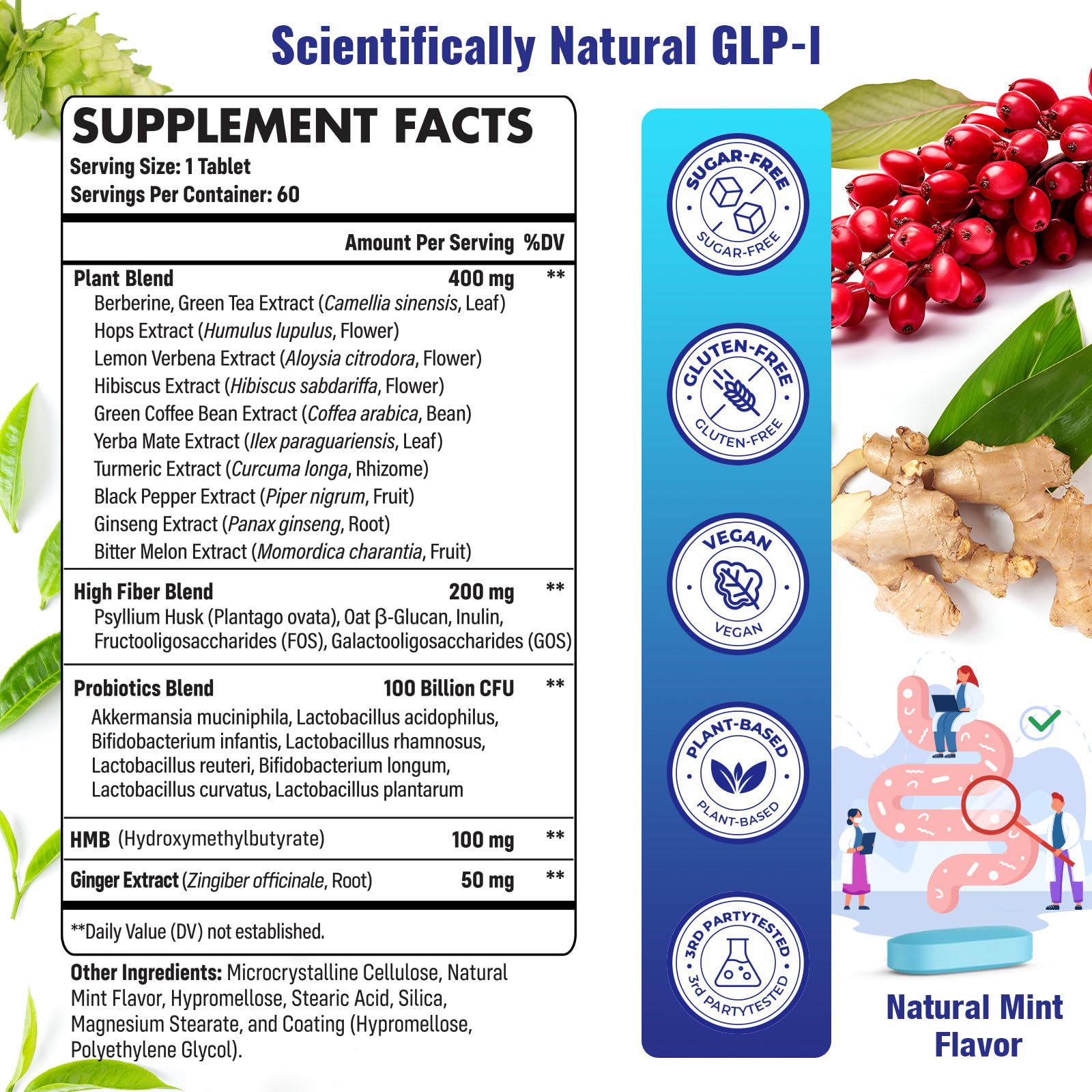 Mightnes GLP-l daily-use with water suggests convenient routine.
