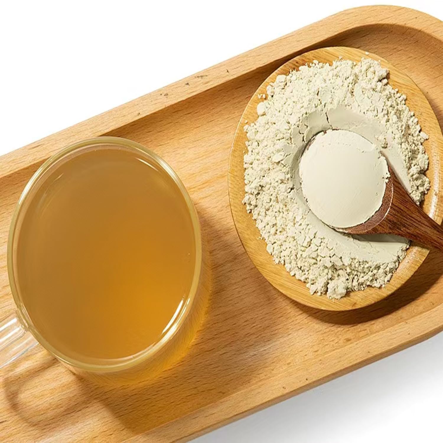 MIHUNTANG Tienchi powder in cooking suggests versatile soup options.
