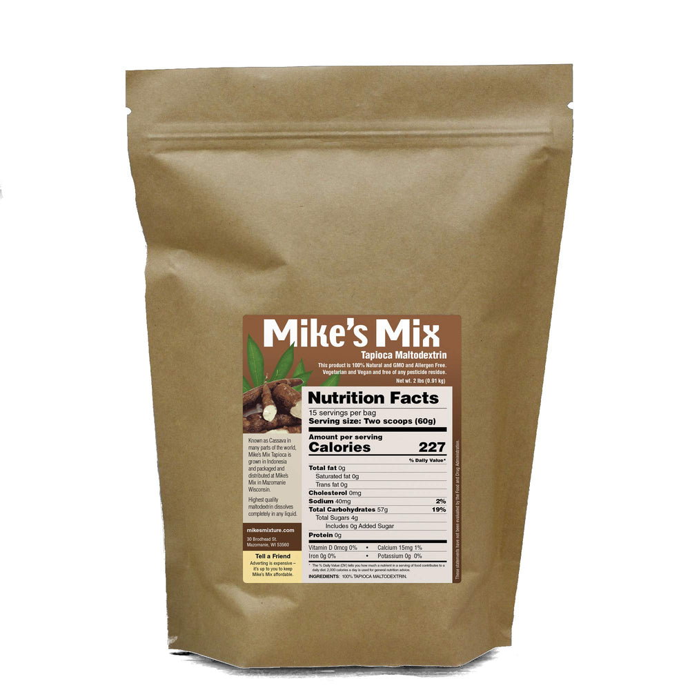 Mike's Mix tapioca maltodextrin powder for fast energy during workouts.