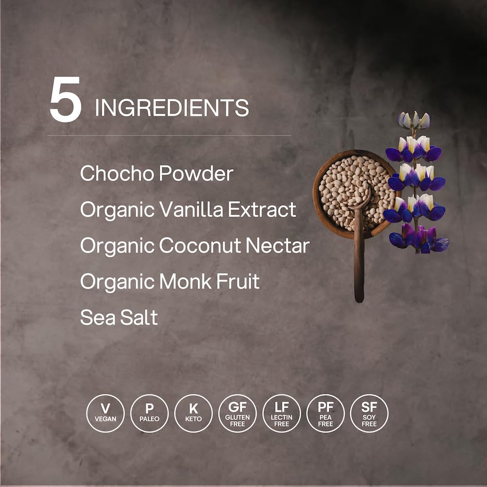Mikuna Chocho Protein vegan ingredients highlight fiber-rich plant nutrition