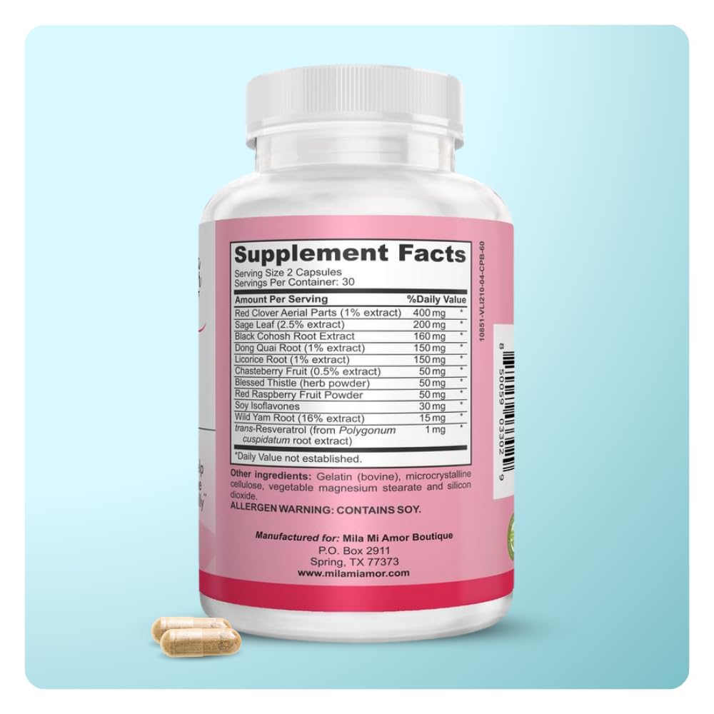 Mila Miamor Women's Support bottle among dietary supplements for daily routine