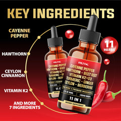 MILIVOL 11in1 hawthorn berry ingredient close-up highlighting natural botanicals