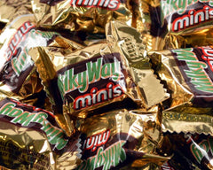 Milky Way bite-size candy bars in a 3 lb bag, ideal for sharing at parties