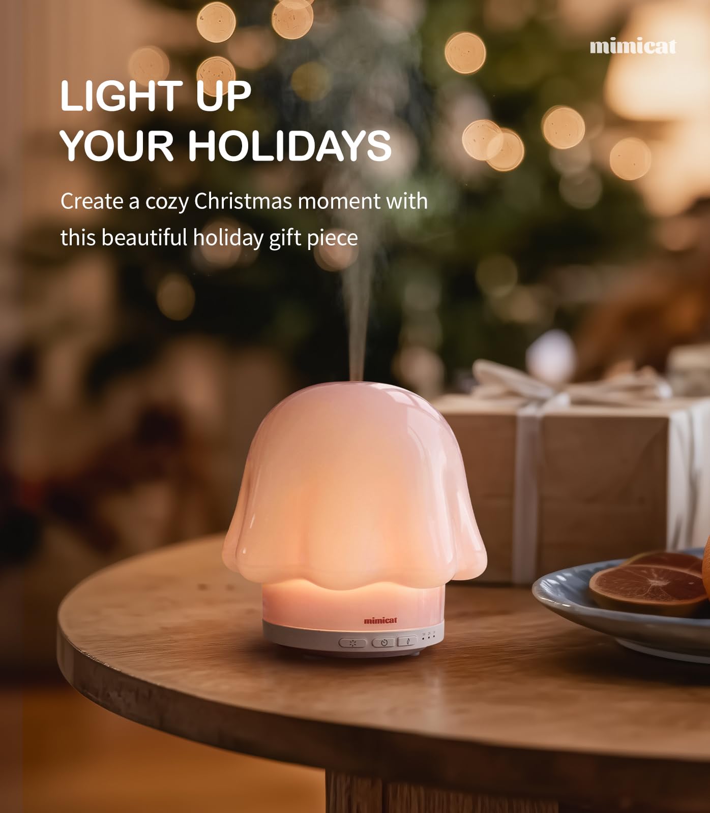 mimicat ultra quiet mist diffuser for distraction-free evenings