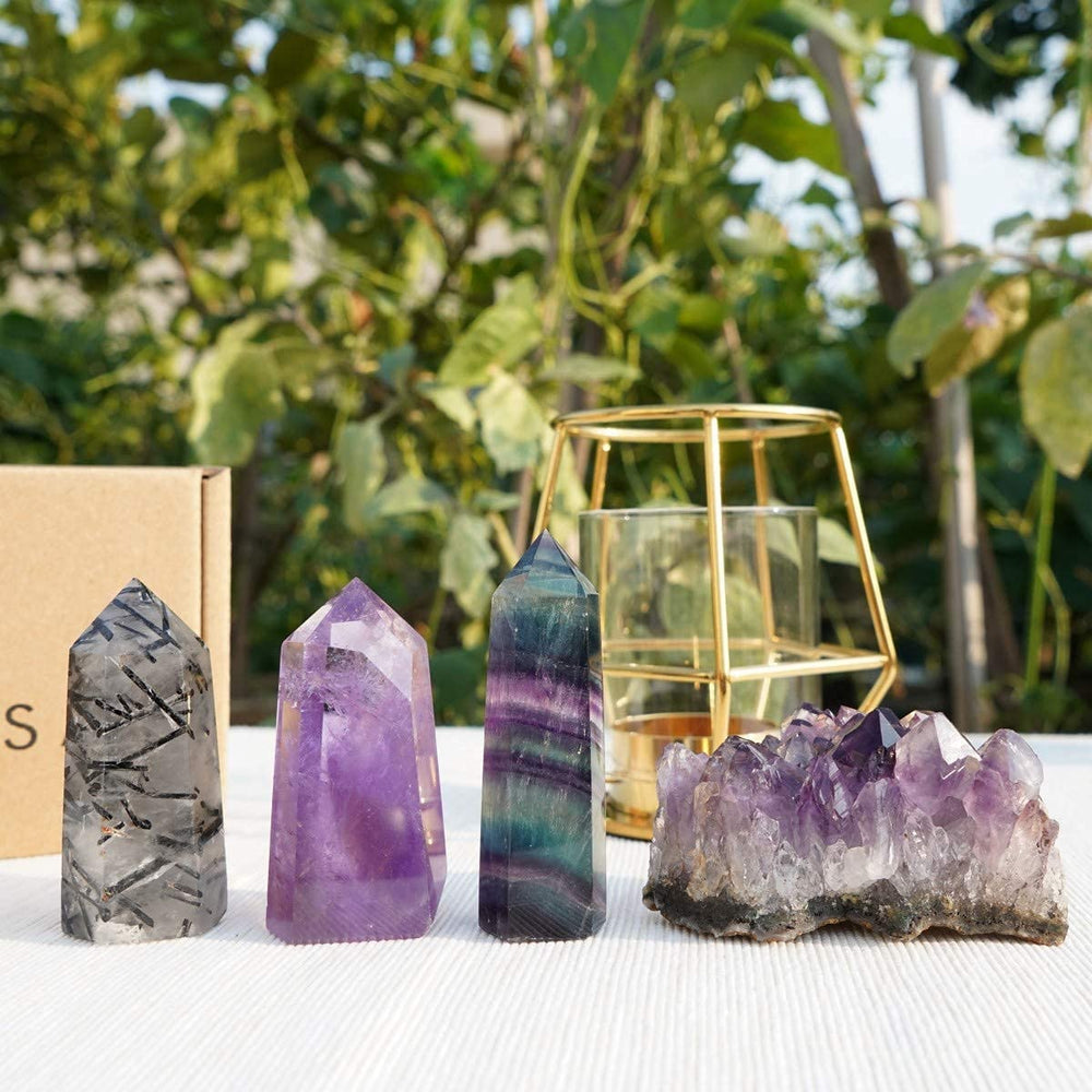MIMOSA Healing Crystal Wands water-clearing guidance supports simple cleansing rituals